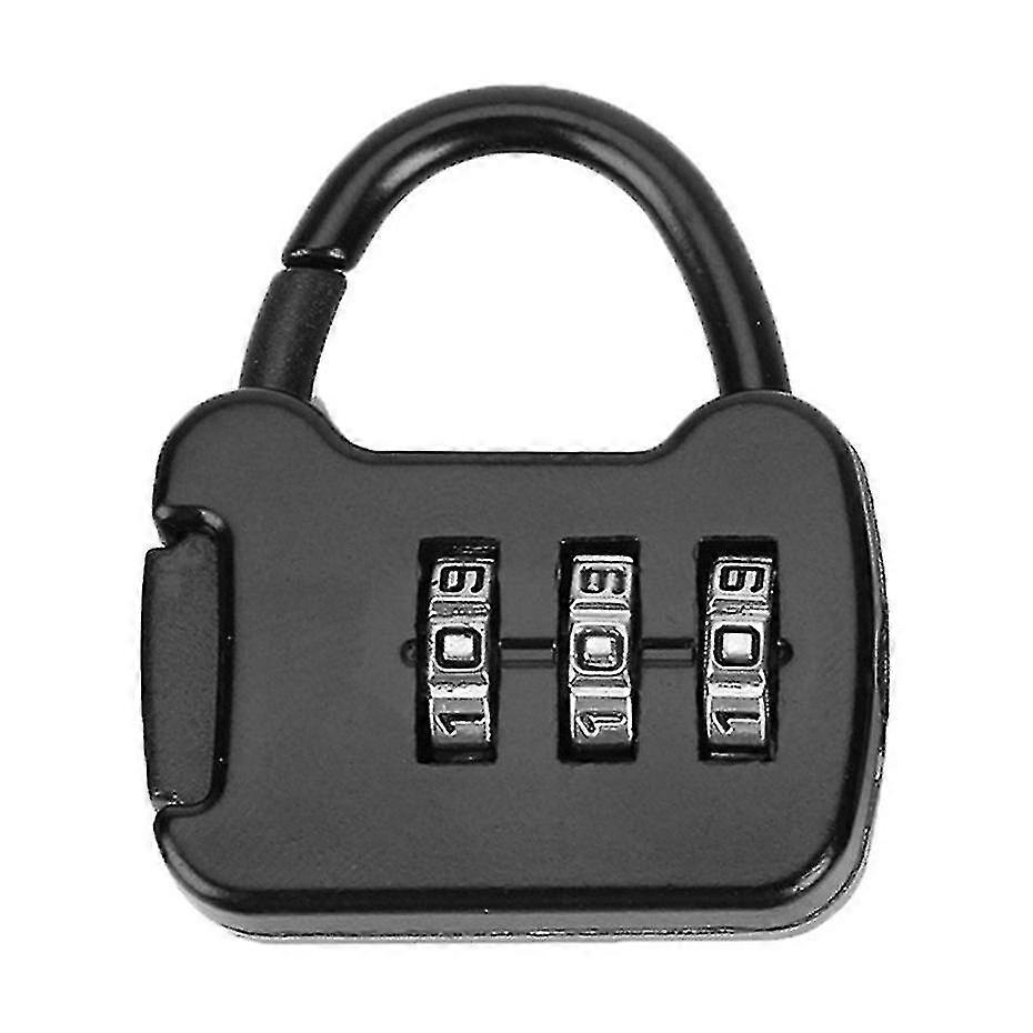 1pc 3 Digit Code Combination Password Lock Safety Lock Zinc Lock Backpack