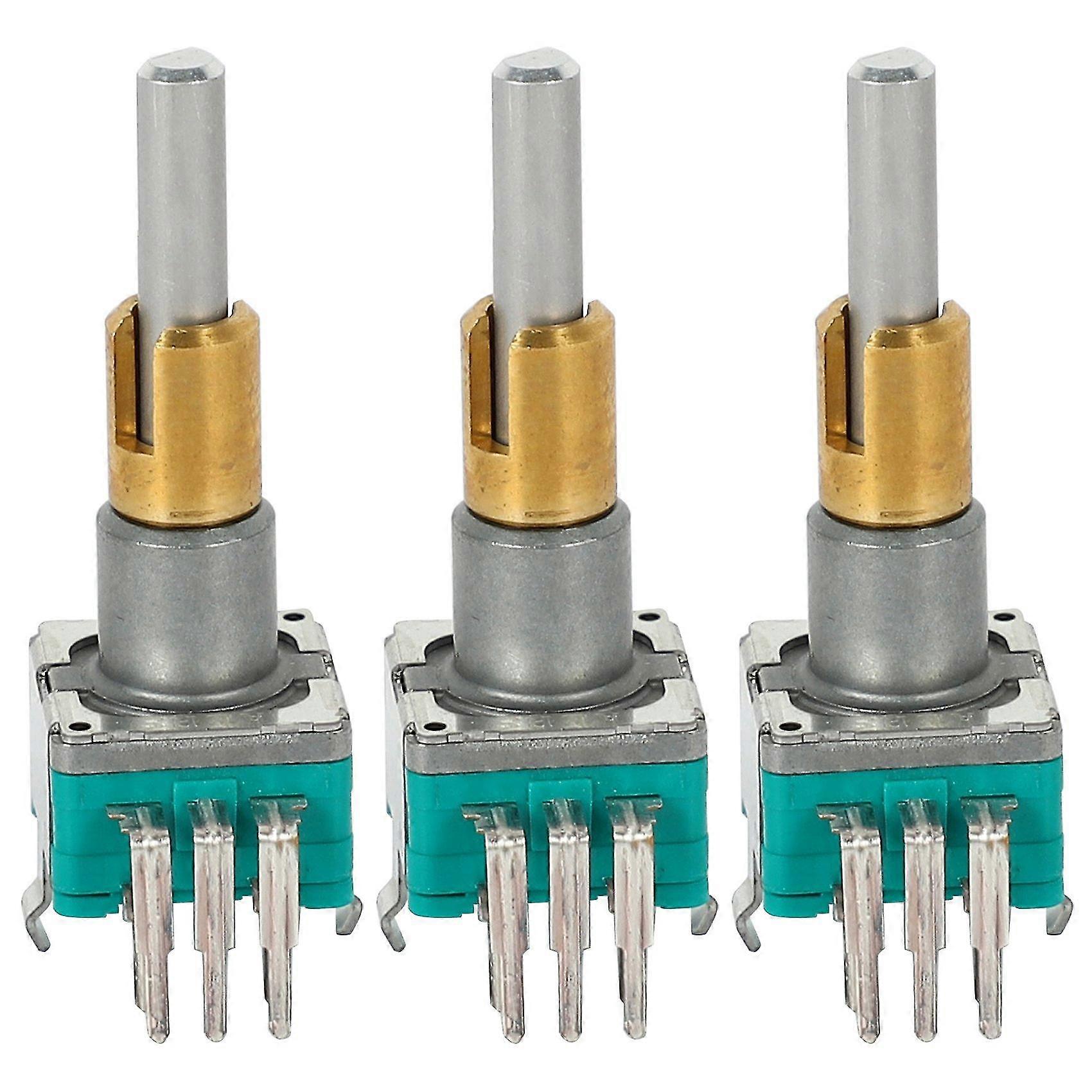 3x Ec11ebb24c03 Dual Axis Encoder With Switch 30 Positioning Number 15 Pulse Point Handle 25mm