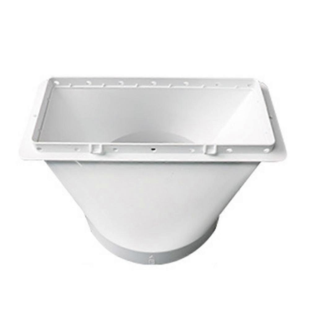 Rectangular Interface 130mm Portable Air Conditioning Window Adapter Exhaust Hose Connector Rectang