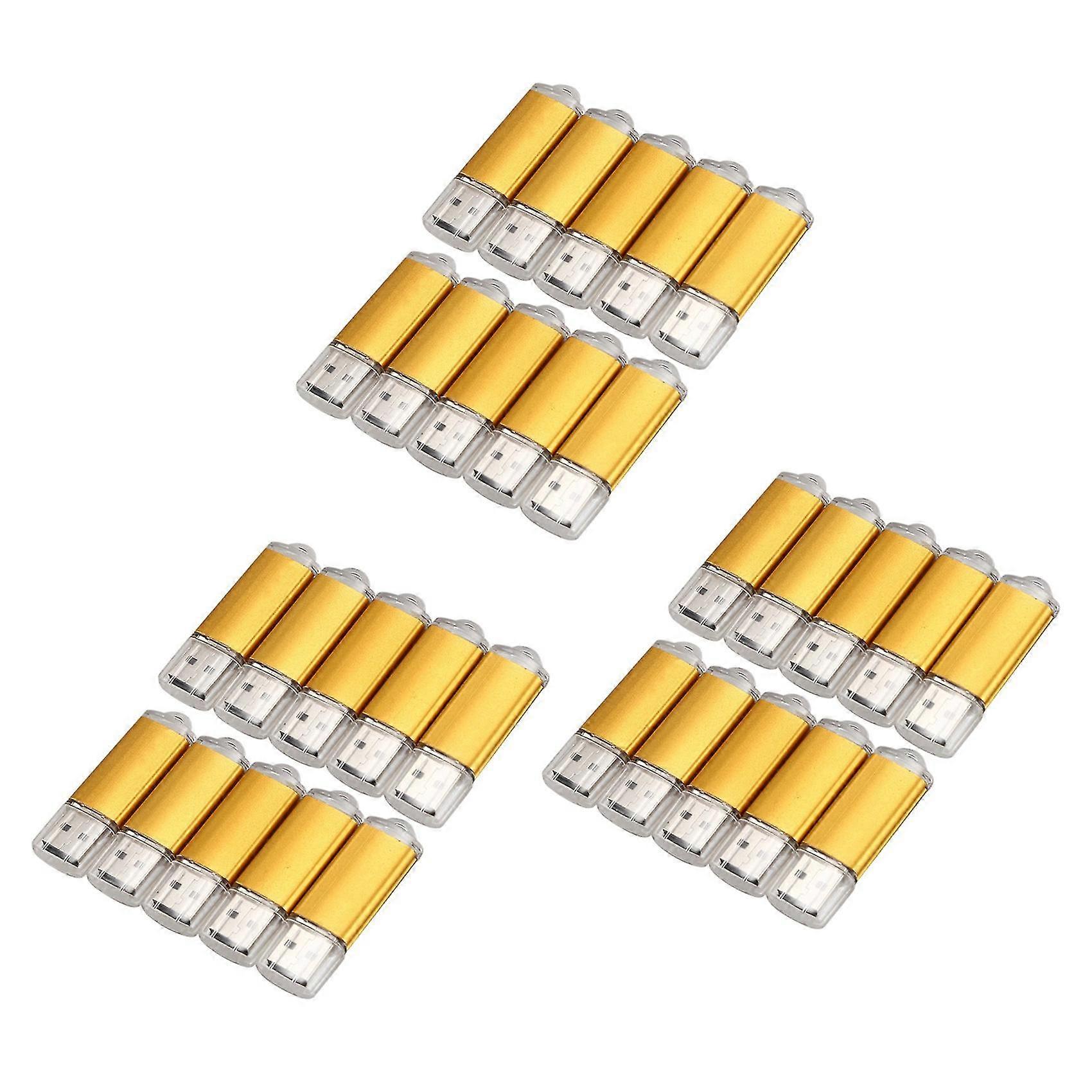 30 X 512mb Memory Stick Usb Flash Drive Usb Flash Drive Usb 2.0 Gold