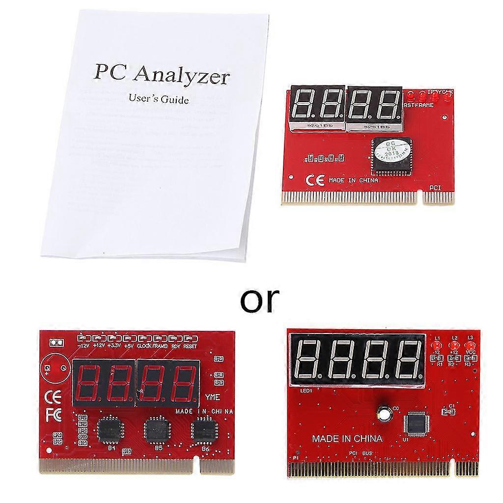 New Computer Pci Post Card Motherboard Led 4-digit Diagnostic Test Pc Analyzer