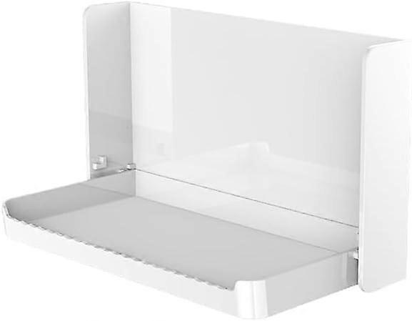Cosmetics Storage Rack Foldable Wall Mounted Punch-Free Dressing Table Makeup Organizer Adjustable Lipstick Holder Wall Shelf