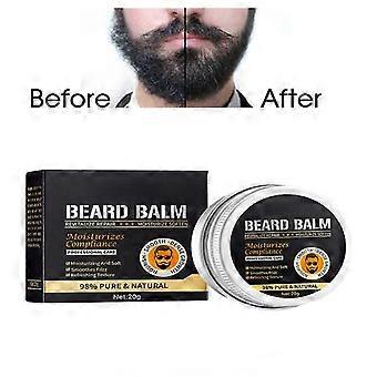 Beard Balm, Natural Beard Balm Wax, Styles, Strengthens Softens Beards Mustaches, Wax For Beard Styling, Natural Beard Conditioner Wax