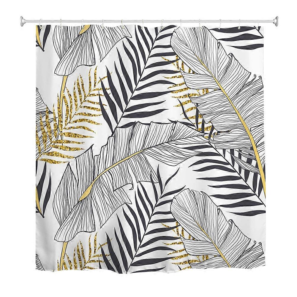 3D printed waterproof polyester shower curtain, 180*180cm