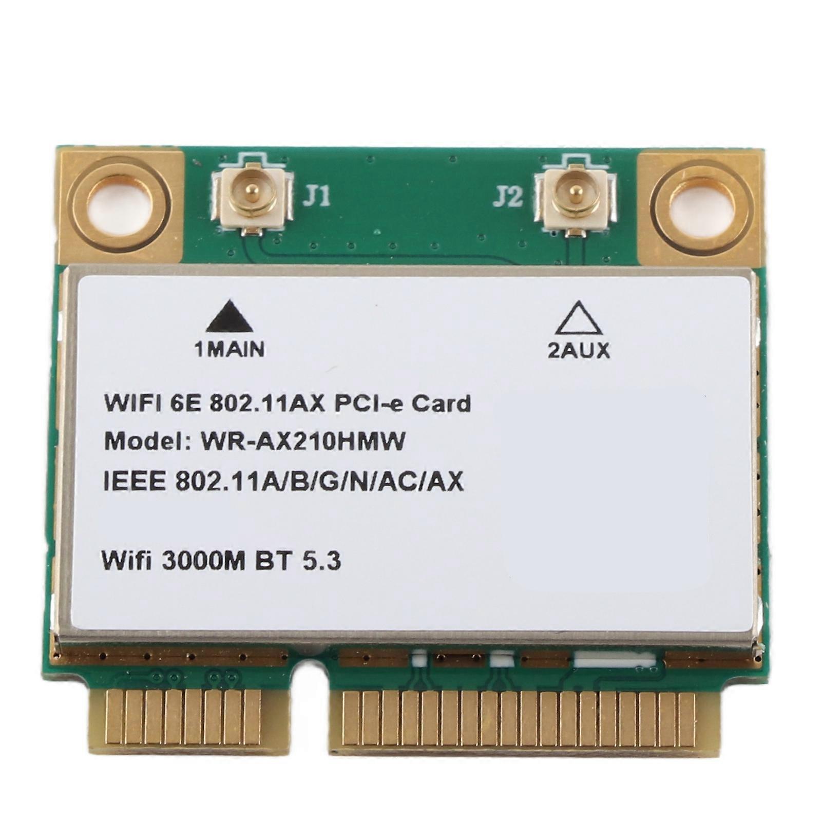 Wireless Net Card 5374M WIFI 6E 5G Triple Band Gigabit 6GHz Band PCB Wifi Card with Mini PCIE Port for Laptop YEMMA