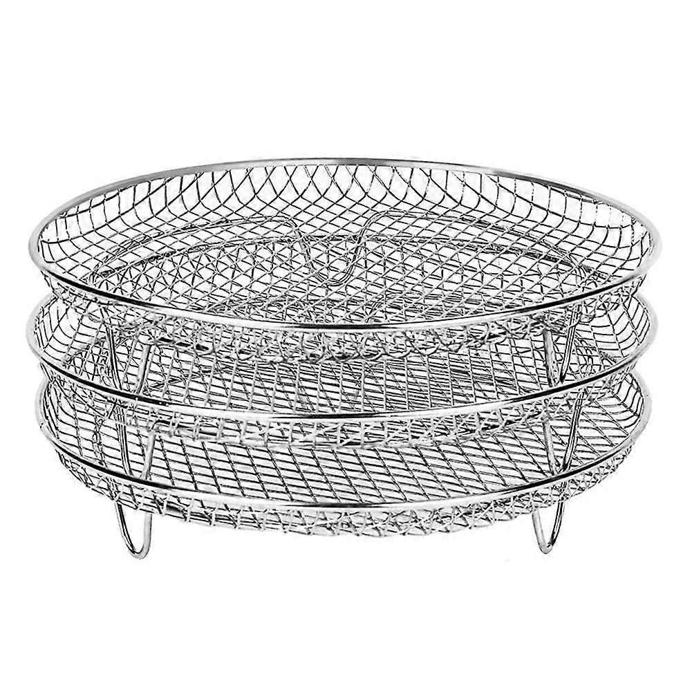 Three Stackable Dehydrator Racks for Gowise Ninja Stainless Steel Rack Fit All 4.2 - 5.8QT