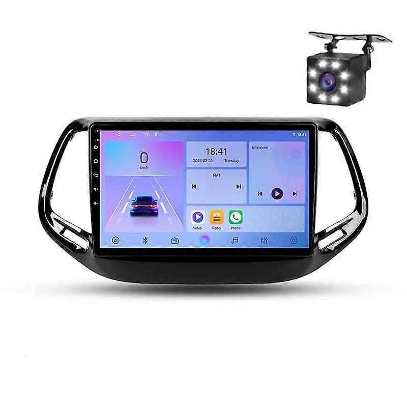 Car Radio Android For Jeep Compass 2 MP 2016 - 2018 Multimedia Player Stereo GPS Auto