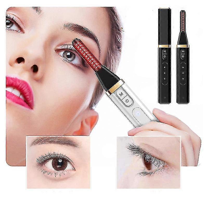 Electronic Eyelash Curler Quick Heating Eyelash Curling Tool Usb Rechargeable Safety Makaup Tool