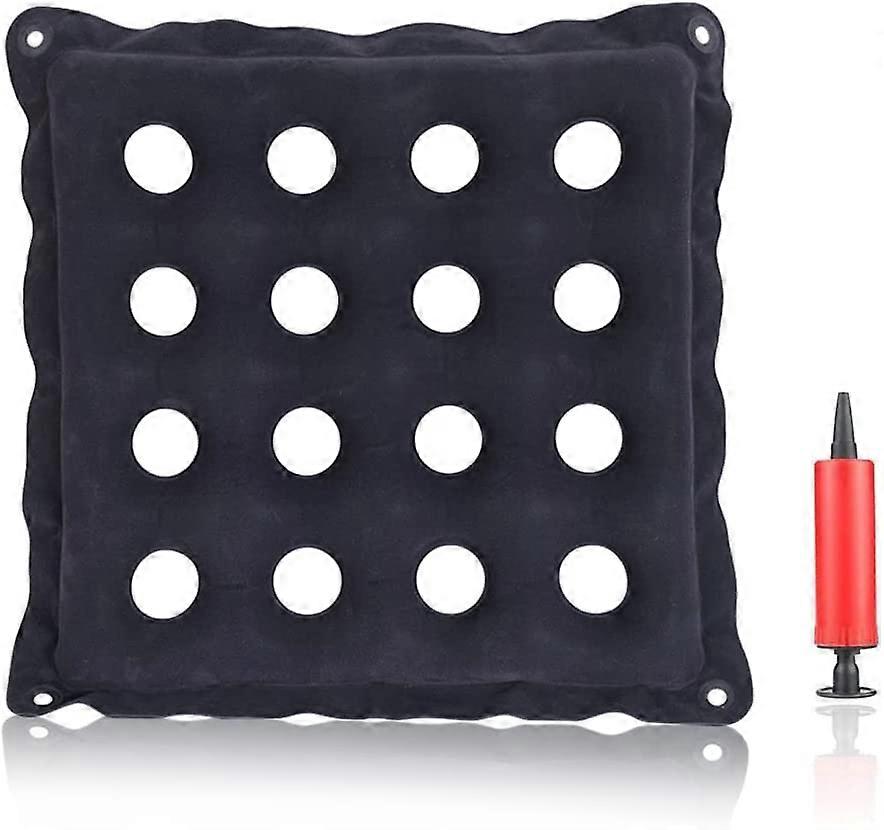 Inflatable Ring Cushion, Inflatable Seat Cushion, Inflatable Round Cushion, Hemorrhoids Cushion, Donut Cushion (16 Holes)
