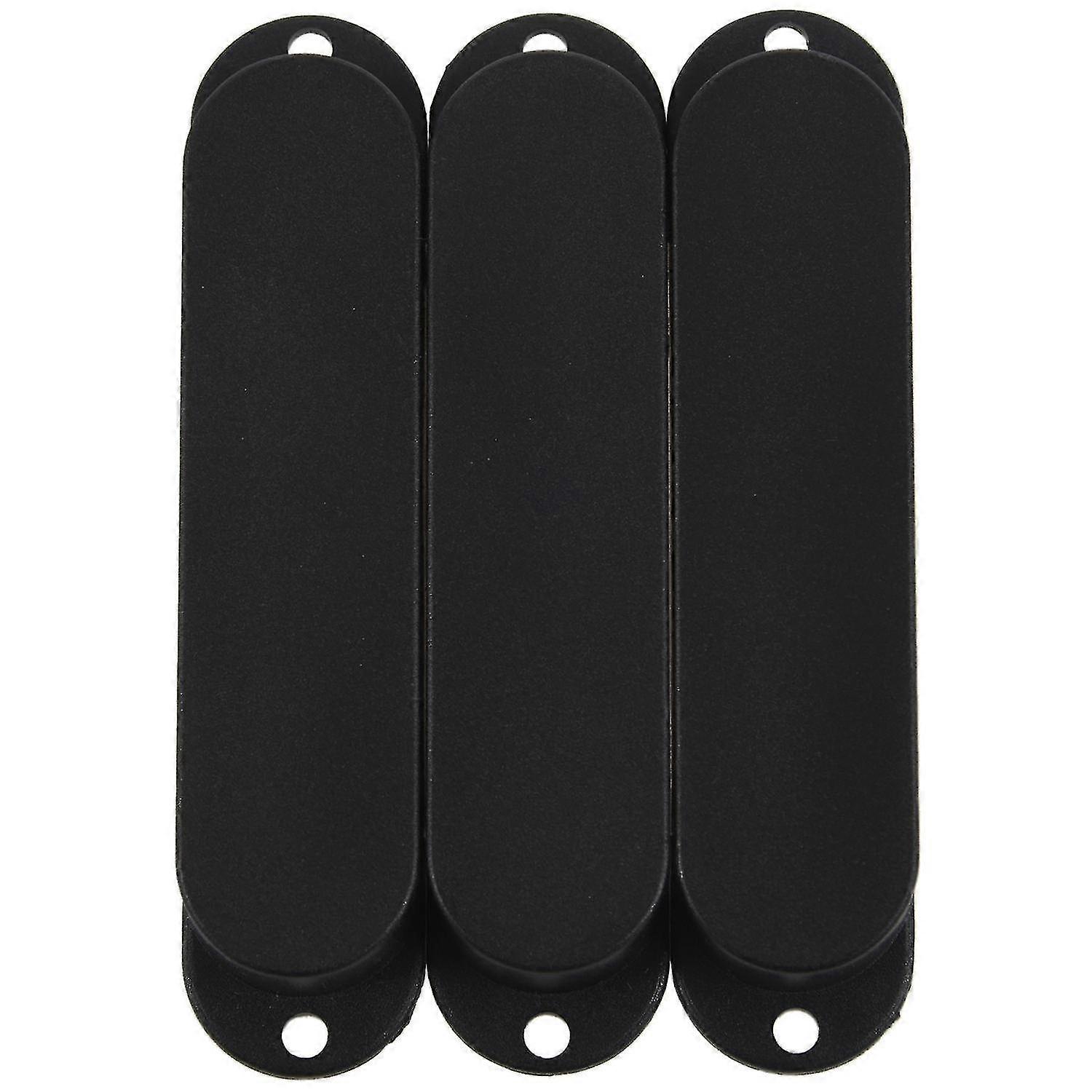 Black Closed Single Coil Pickup Cover Fender Strategy