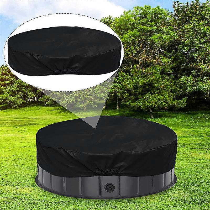 Foldable Round Pool Cover Portable Pet Pool Shield Multifunctional Waterproof Dustproof Pool Accessories New
