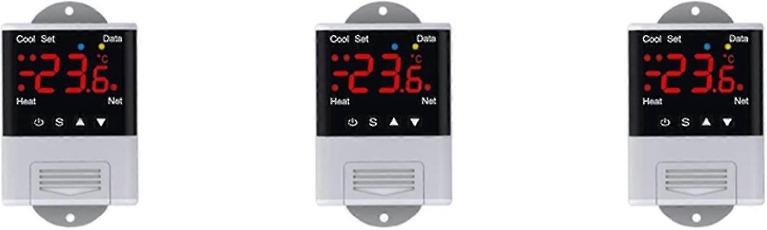 Smart Home WiFi Wireless Thermostat AC110-220V, DTC1201 NTC Sensor, 3X Temperature Controller with Digital Display and APP Control