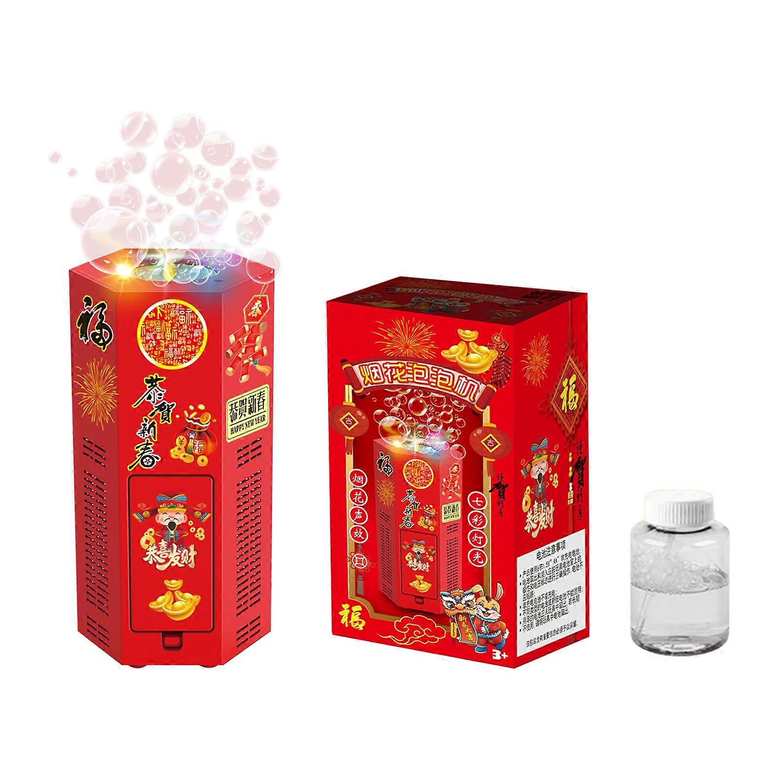 100% New,100% New, Year SAFE Fireworks Bubble Machine