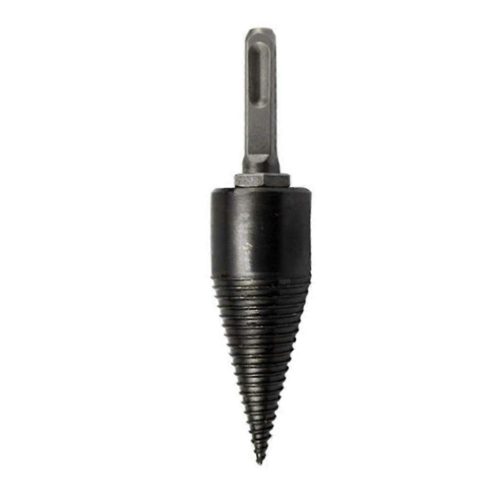 32mm Multi-functional Screw Cones Splitter Log Splitter Screws with Round Handle Firewood Machine (Square Handle)