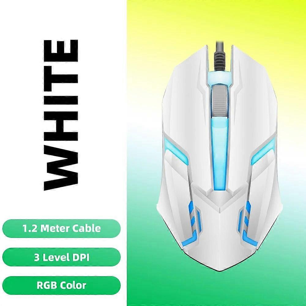 USB Mouse Wired Gaming 1600 DPI Optical 3 Buttons Game Mice For PC Laptop Computer E~sports 1.2M Cable USB Game Wired Mouse Mice & Trackballs