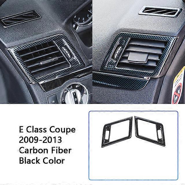 Car Interior Dashboard Side Air Conditioner Outlet Vents Frame Decorative Trim For Mercedes Benz E Class Coupe W207 C207 2009-13