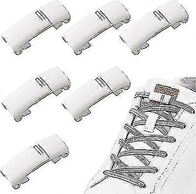 أبازيم رباط الحذاء المعدنية المتألقة ، 4 أزواج من قفل مشبك رباط الحذاء ، مشبك دانتيل للأحذية المغناطيسية ، مشبك أربطة الحذاء العالمي للأطفال / الكبار أحذية رياضية غير رسمية