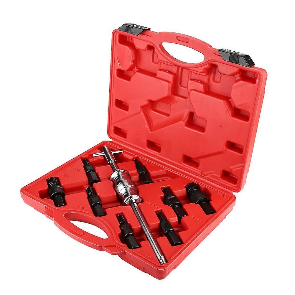 Blind Hole Inner Bearing Puller Remover Set - 9Pcs Kit with Slide Hammer