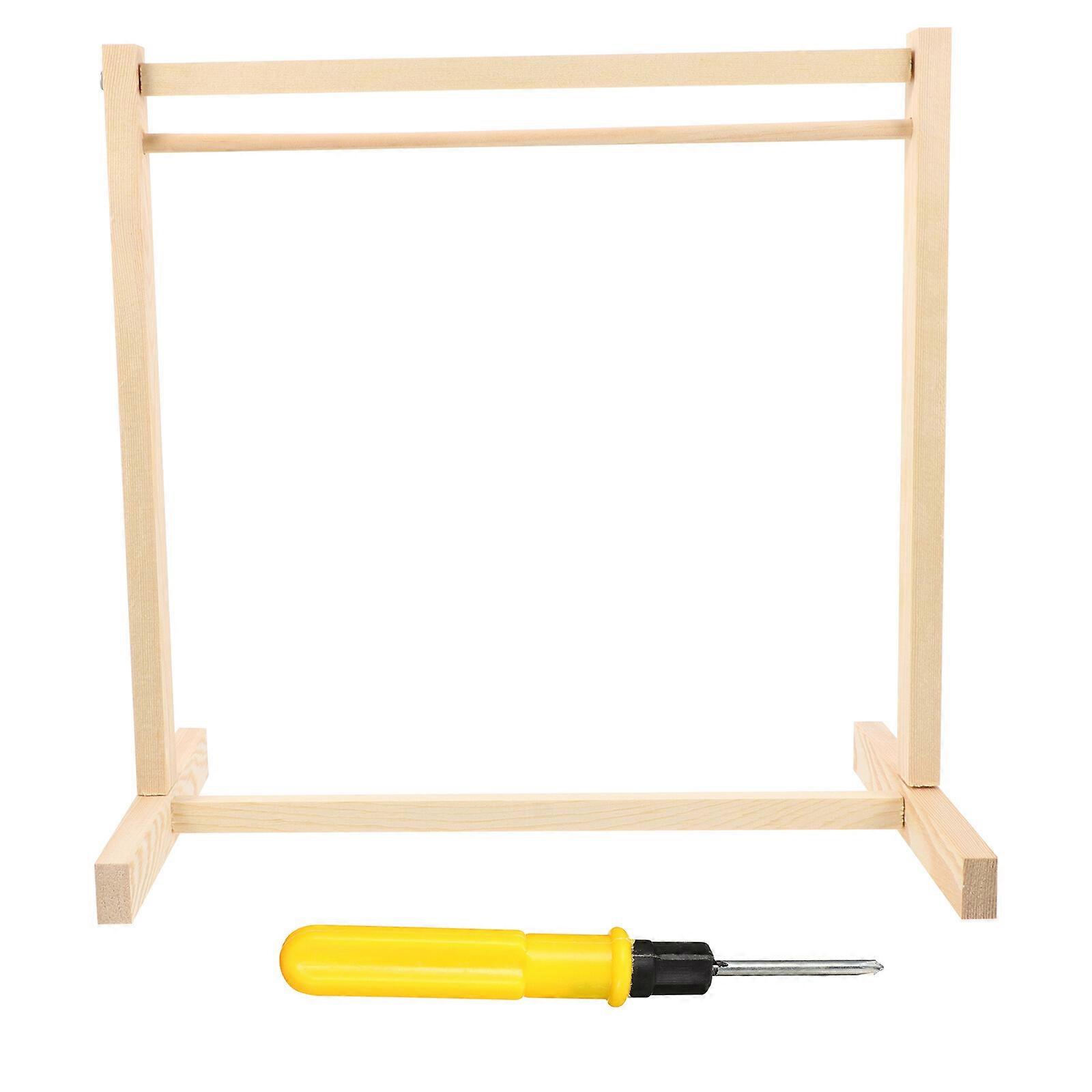 1pc人形服ハンガー人形服木製ホルダー人形おもちゃアクセサリー