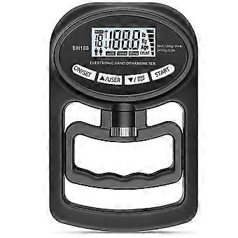 hochwertige 265 Lbs / 120kgs Handdynamometer Grip Strength Trainer-Electronic Hand Grip Strength Tester Grip Strengther, Schwarz