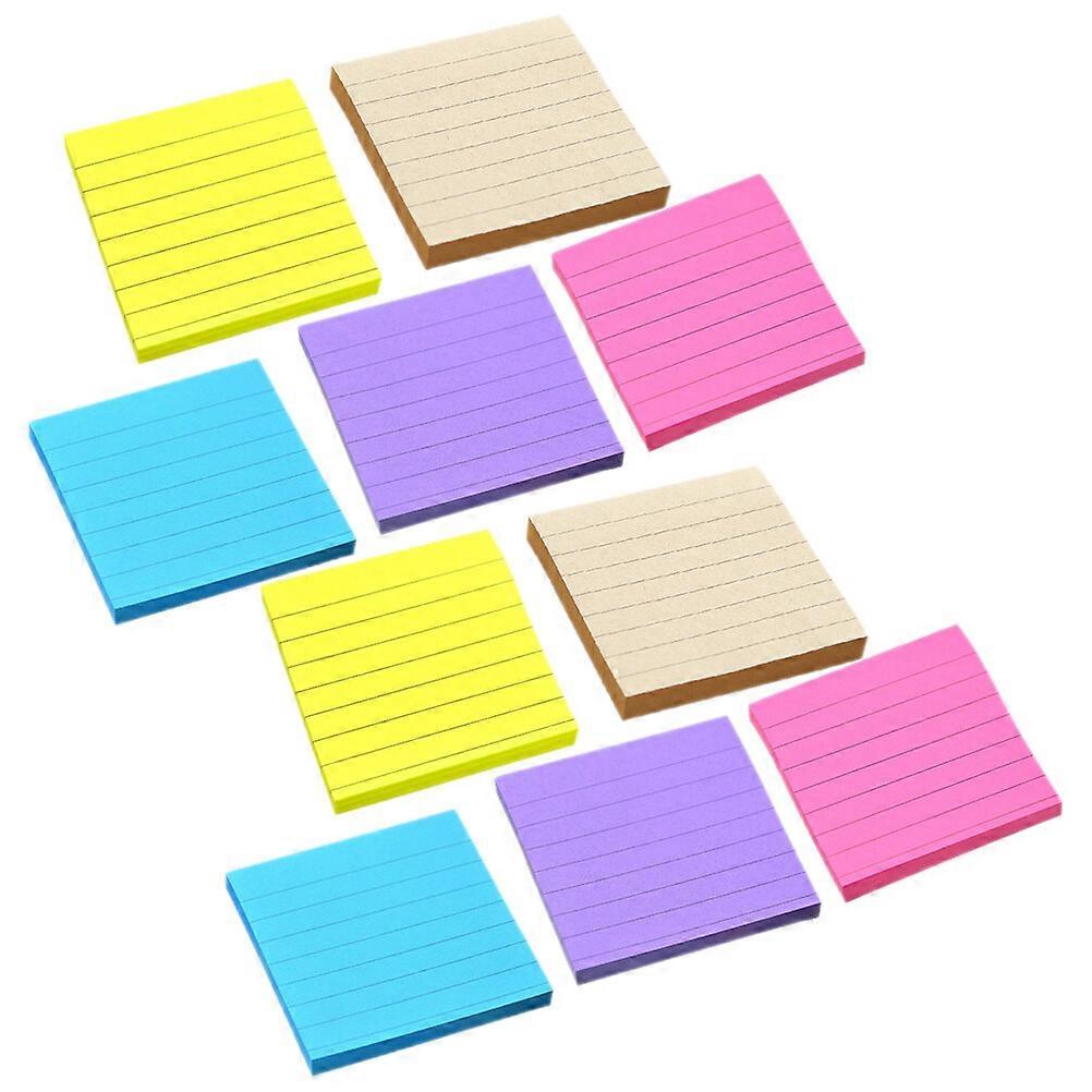 10 Books Multi-functional Note Pads Adorable Memo Pads Portable Note Stickers for Students
