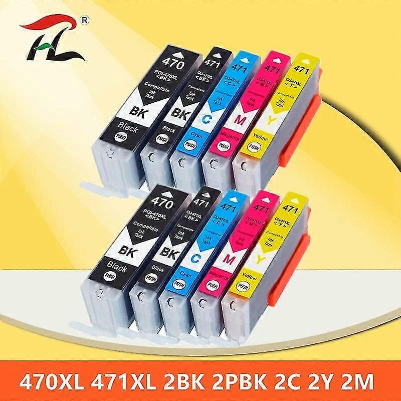 high qualityPGI470 CLI471 PGI-470 CLI-471 Compatible Cartridge 470XL 471XL For Canon PIXMA TS5040 MG5740 MG6840 TS6040 printer