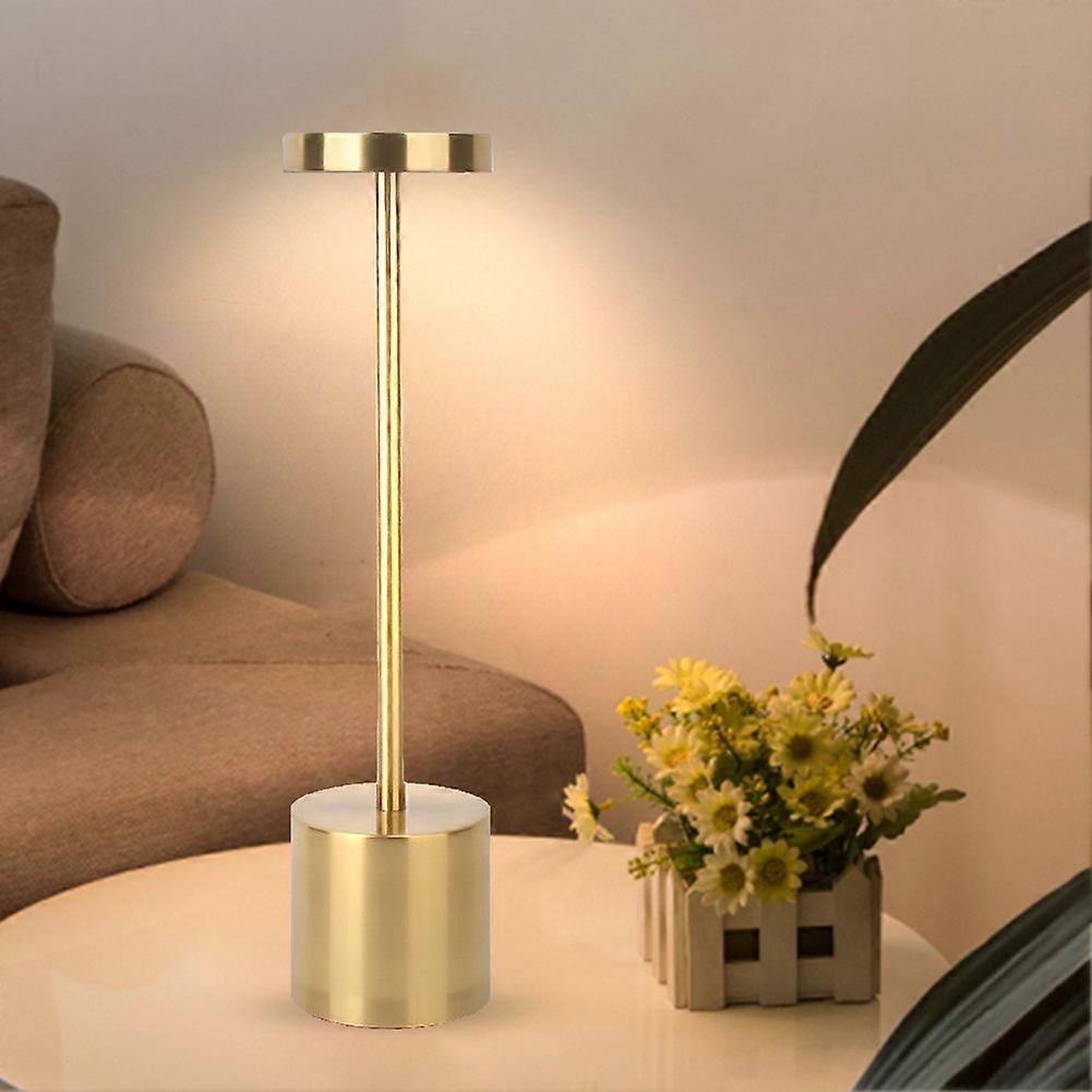 Touch Dimming USB LED Desk Lamp Metal Table Lamps Cordless aste Night Light for Cafe Bar Restaurant Bedside Reading