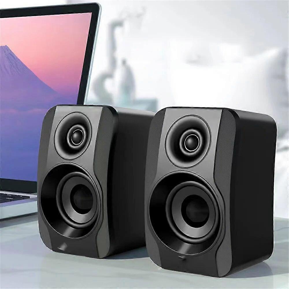 Computer Mini Audio 2.0 Multimedia Mini Speaker Notebook Desktop Game Audio Subwoofer Stereo Speakers