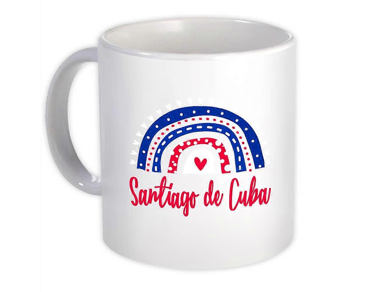 Gift Mug: Santiago de Cuba Cuba Rainbow