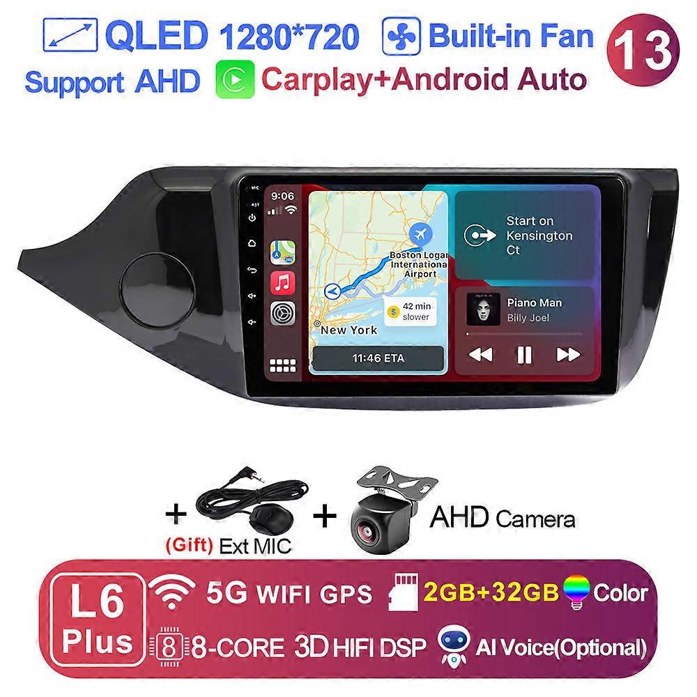 LEHX L6Pro 8 Core 5G Android 11 auto Radio Multimedia Video Player For KIA CEED JD Cee'd 2012-2018 Carplay autoradio 2 din GPS