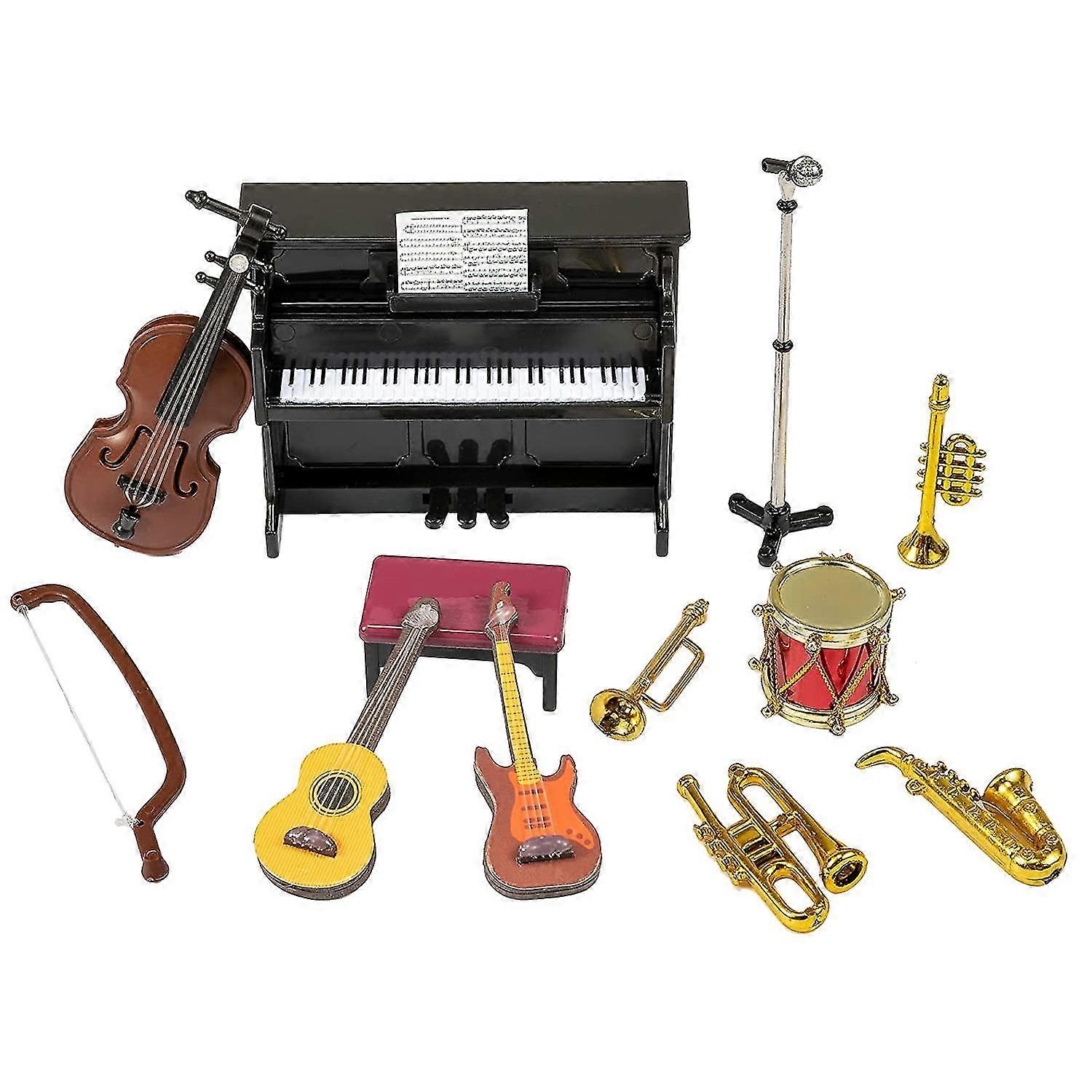 Miniature Instrument Set 12pcsmini Instrument Decoration Accessories