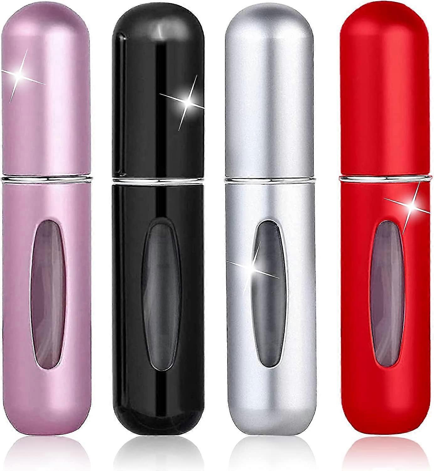 Perfume Atomiser Bottles 5ml, Portable Refillable Perfume Atomizer Bottle, Mini Travel Perfume Atomizer(4pcs, Multicolor)