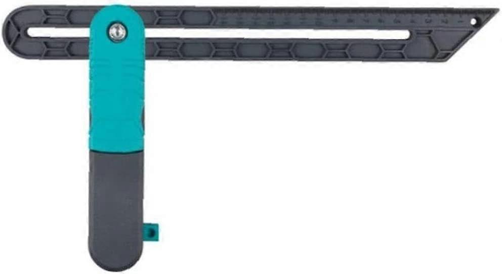 1pcs Locking Angle Measuring Tool Edge Ruler Long Ruler Inclinometer Goniometer Plastic Ruler Tape Locking Tool