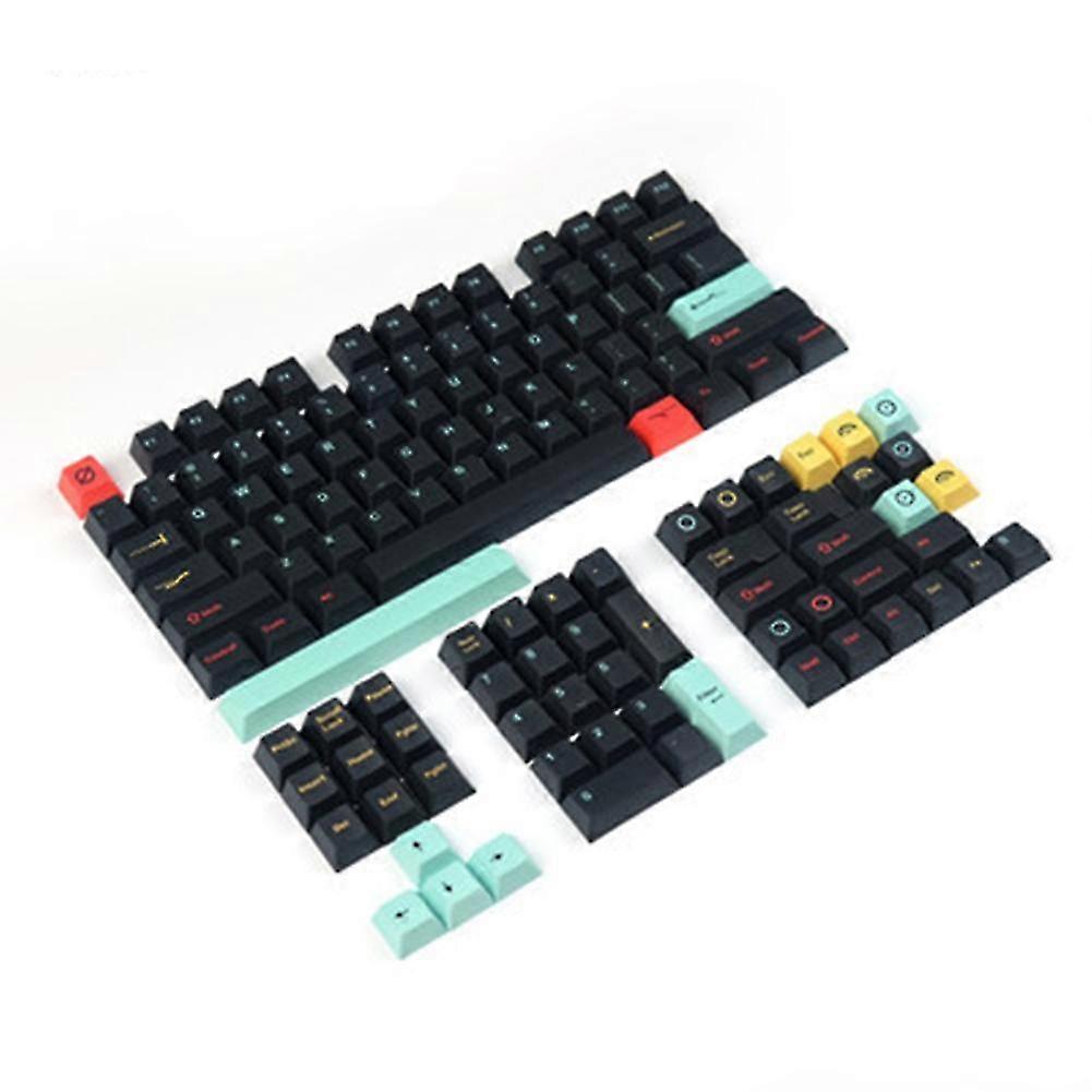 Metropolis Keycaps Sublimat Pbt Mechanical 129 Key Cap Cherry 87/104 98068 Keycap
