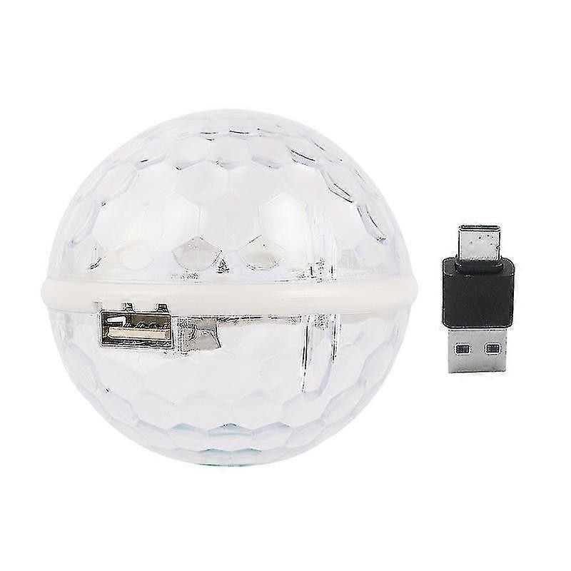 1pc Usb Mini Disco Lights Portable Light Usb Powered Led Stage Ball Dj Lighting