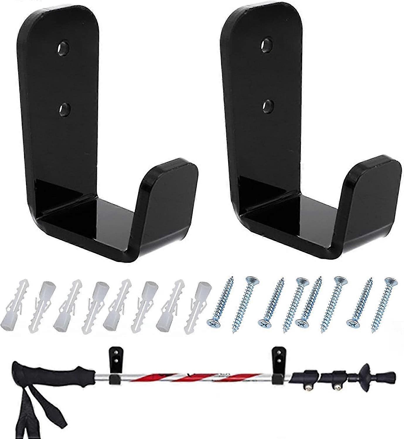 ホッケースティックホルダーウォールマウント、ウォールストレージホッケースティックディスプレイホルダー|ホッケースティックディスプレイホルダー、アイスホッケー釣り竿用ウォールマウントハンガー