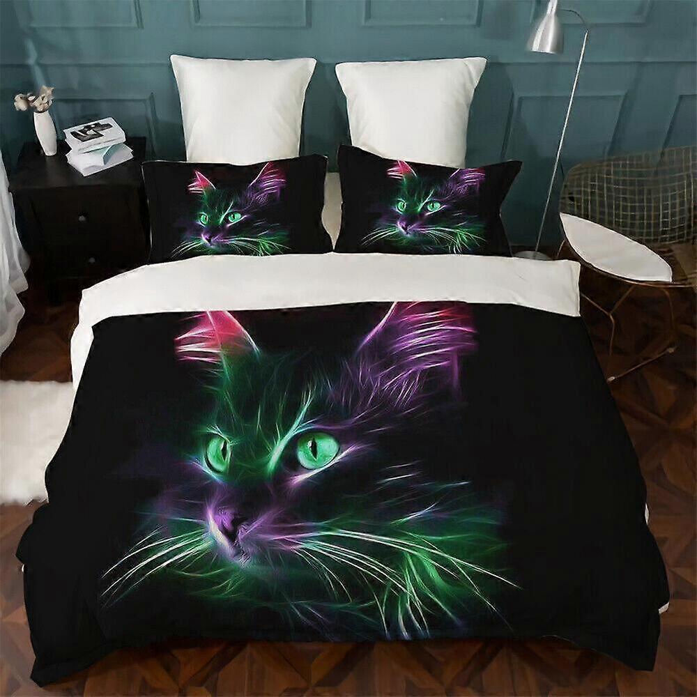 v898 Sengetøy Spillhåndtak Tenåring Dyr Print Dynetrekk Sett Dynetrekk Barn Sengetøy IU898