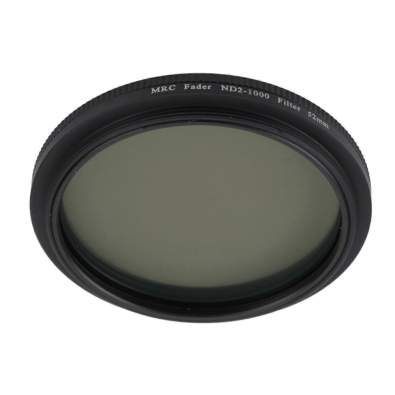 Lightdow kamera ND filter ND2 til ND1000 justerbar optisk glas kamera filter linse til optagelse af rindende vand 52mm