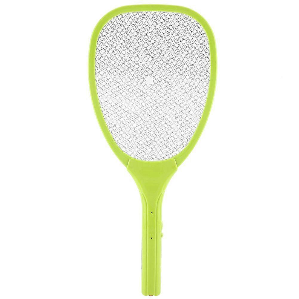 Electric Bug Zapper Swatter Racket Reachargeable Mosquito Fly Killer US Plug(Green)