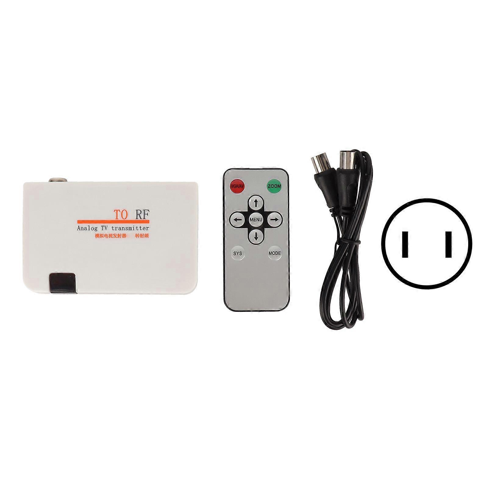 High Definition Multimedia Interface to RF Adapter Converter with Remote Control 100240VUS Plug