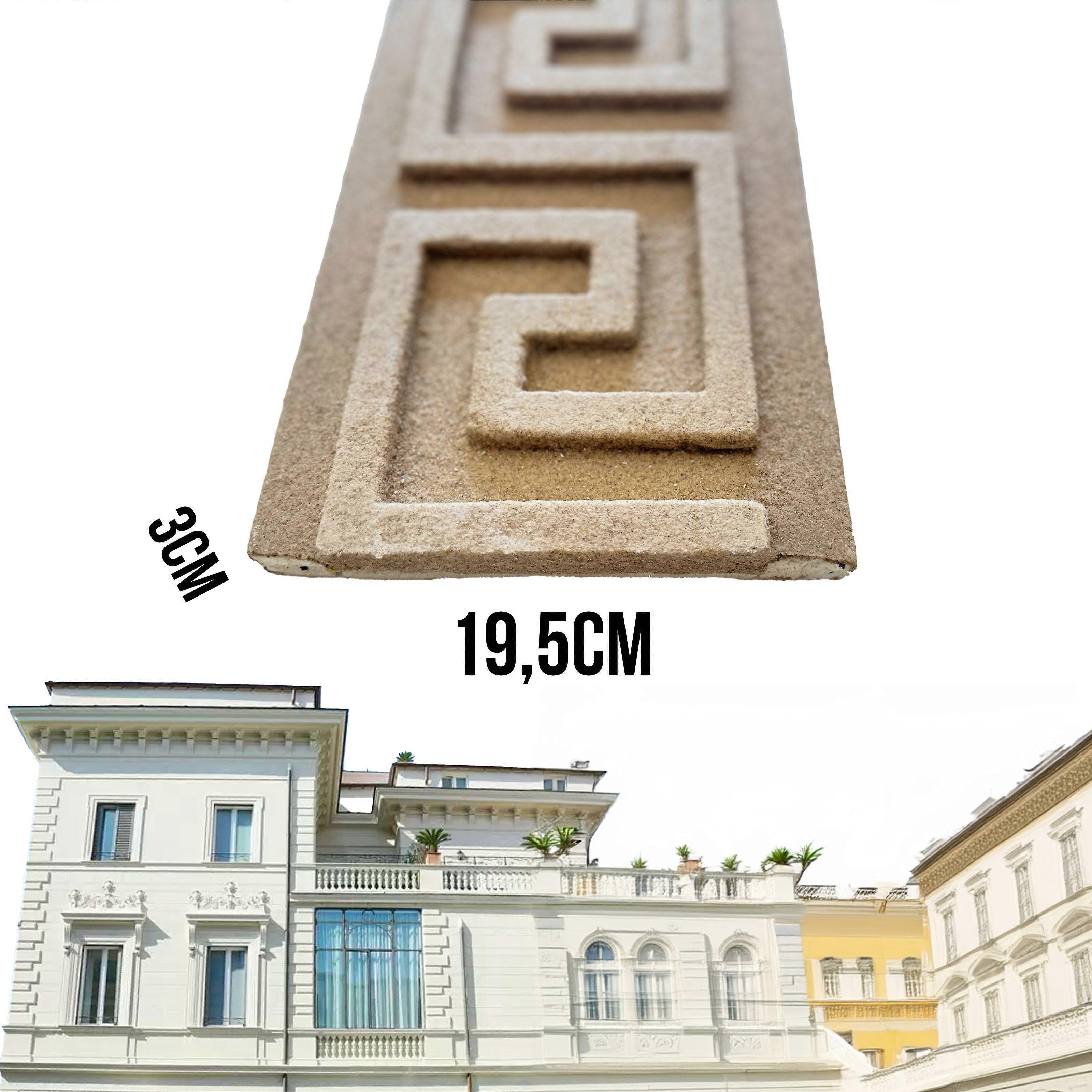 €16,99Ml *** Stock *** Pack Of 44ml Of Decorative Resin Xps Frame For Outdoor 19,5x3x200cm PD013