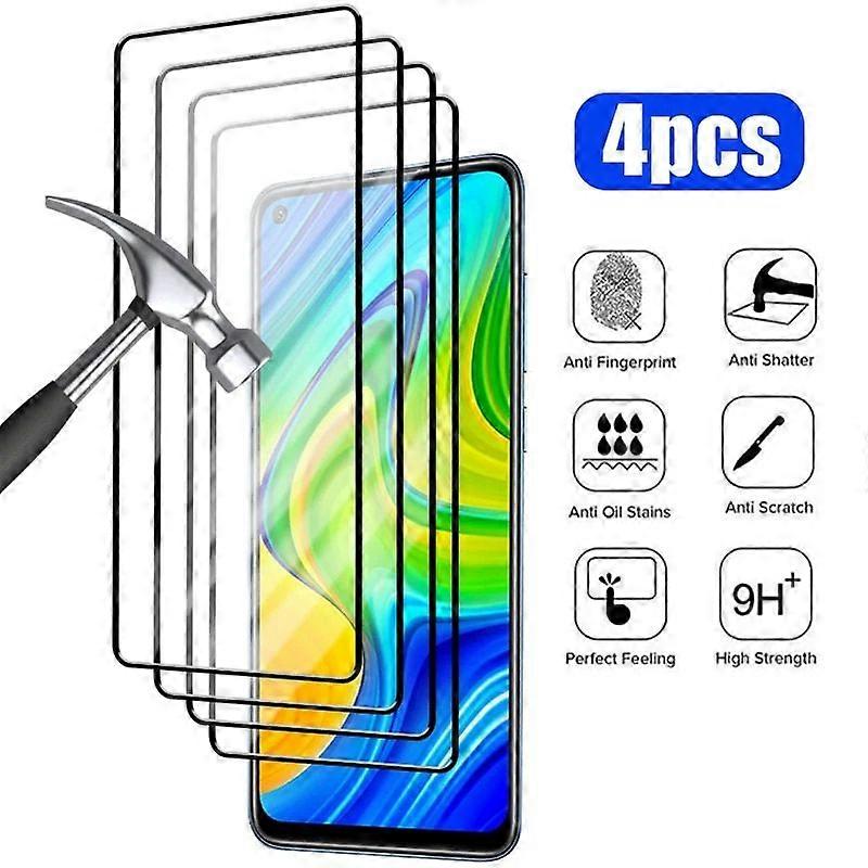 4Pcs Full Cover Protective Glass for Xiaomi Redmi Note 12 Screen Protector