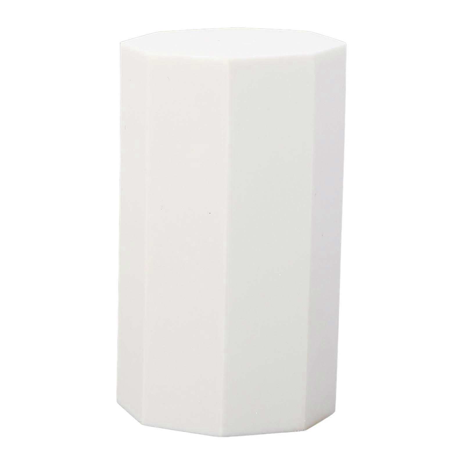 Octagonal Soft Rubber Carving Block: 3D White Engraving for Crafts, Seals & Medallions