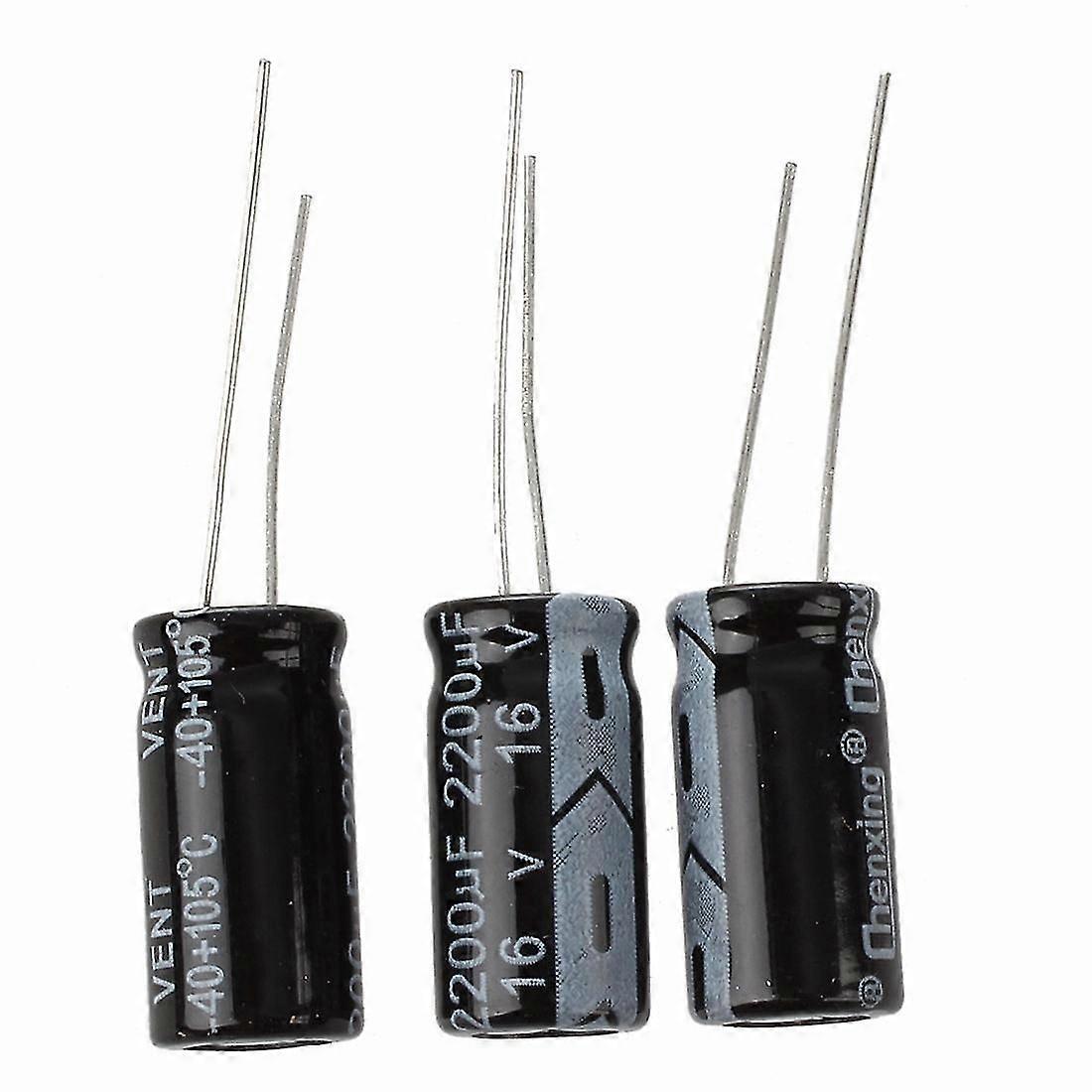 3 X 2200uf 16v 105c Electrolytic Capacitor 10x20mm