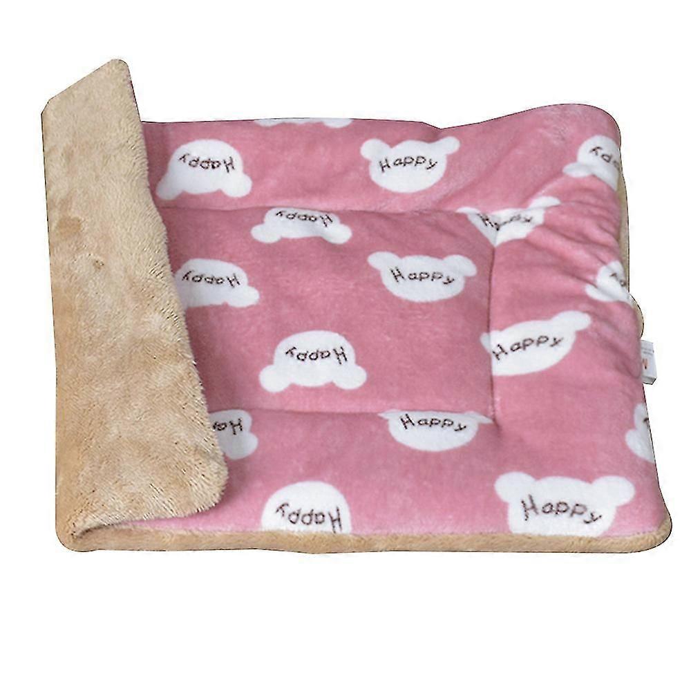 Pet Mat Blanket Short Plush Comfortable Thickened Warm Pad