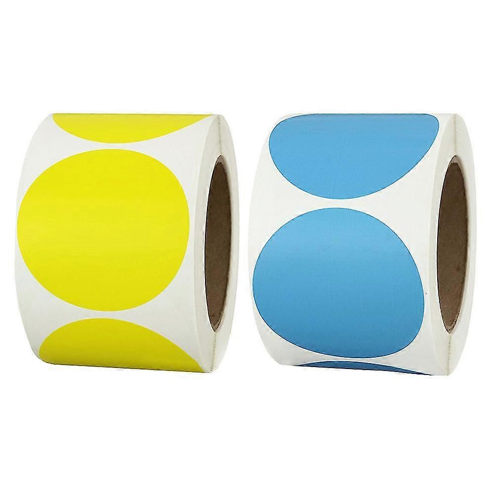 2 Roll 1000 Pcs 1 Round Color Coding Circle Dot Sticker Labels On A Roll Color Sticker Label