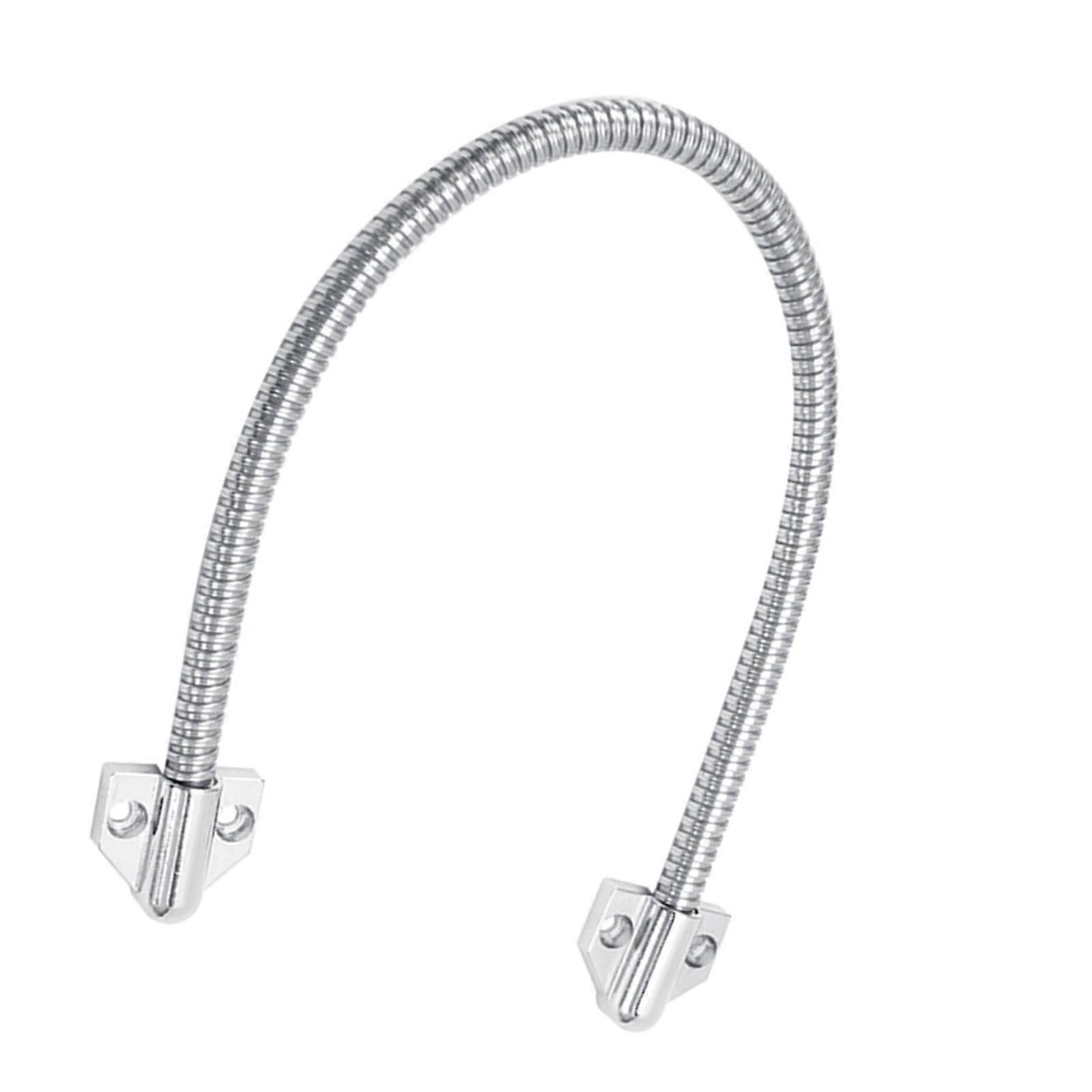 1Pc 40cm Long Door Loop With Triangle Ends For Exposed Mortise Mounting Protect Wire Cable