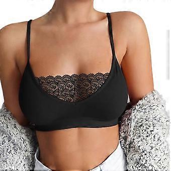 Reggiseno sportivo in pizzo da donna Canotte da donna elasticizzate Reggiseni canotta da yoga comfort