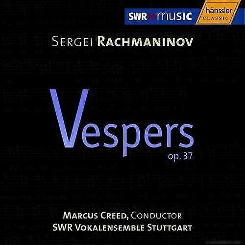 Swr Vocal Ensemble Stuttgart Rachmaninov Vespers CD