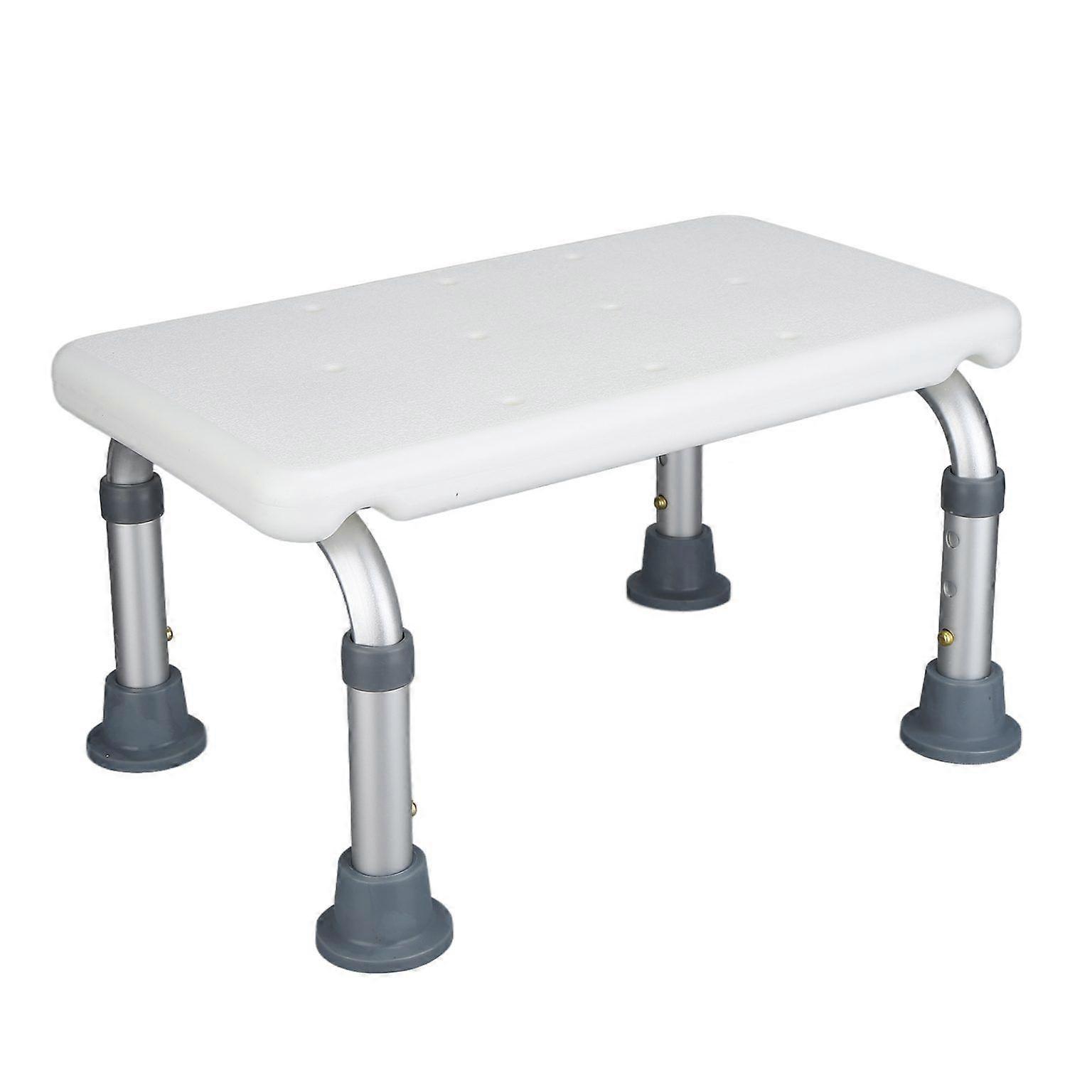 Adjustable Height Anti-Slip Bath Stool - Shower Bench & Bath Accessory